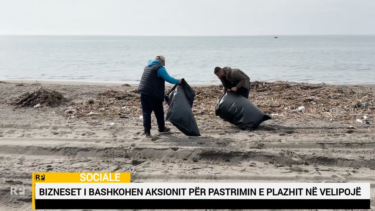 Bizneset lokale i bashkohen aksionit për pastrimin e plazhit në Velipojë...