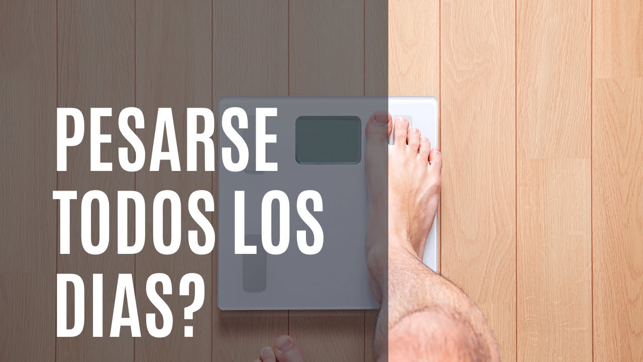 Pesarse todos los d&iacute;as ?