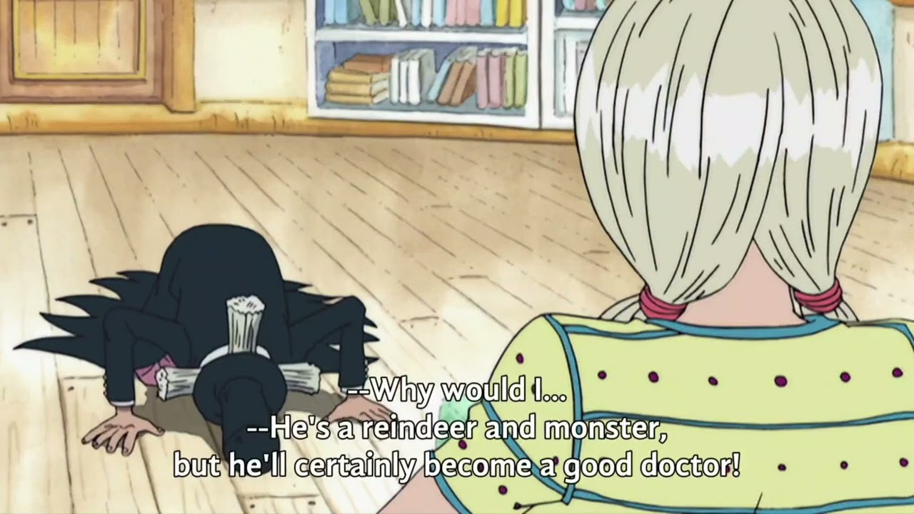 Dr. hiruluk tells kureha chopper will become good doctor