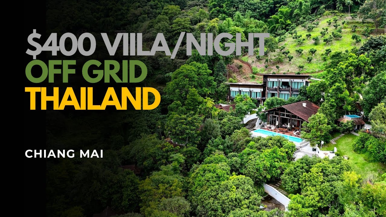 $400/Night Off Grid Villa in The Mountains of Thailand 2025 ( Chiang Mai ) #offgrid #thailand