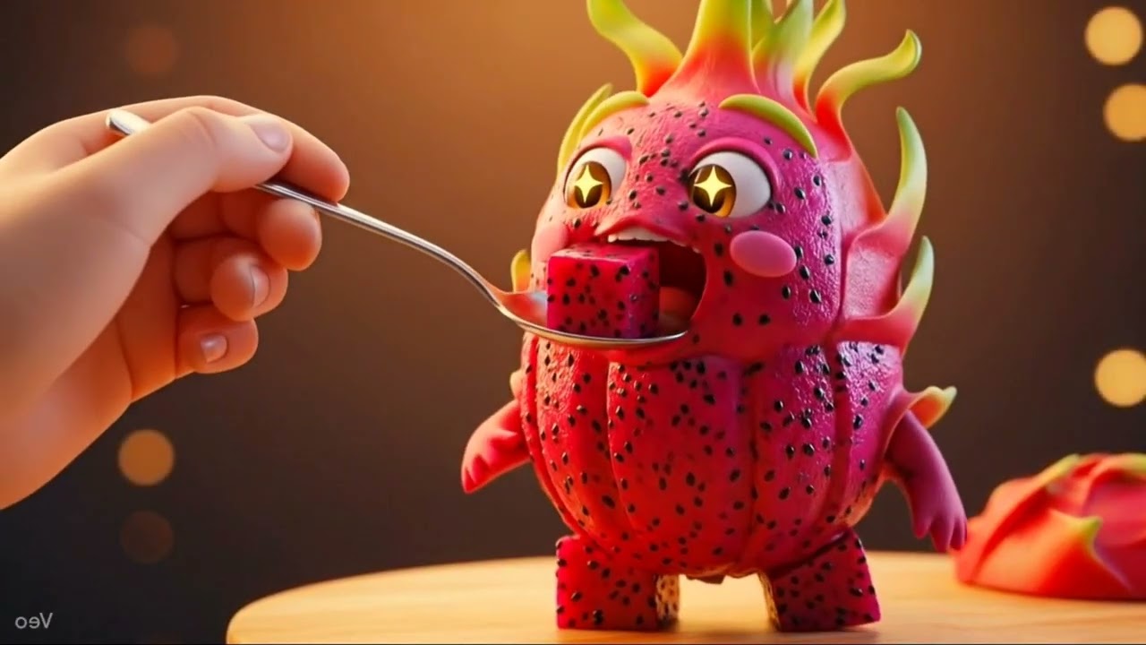 “Whimsical Fruit Creatures | Cute Magical Fruit Characters | Satisfying Close-Up Shots”
