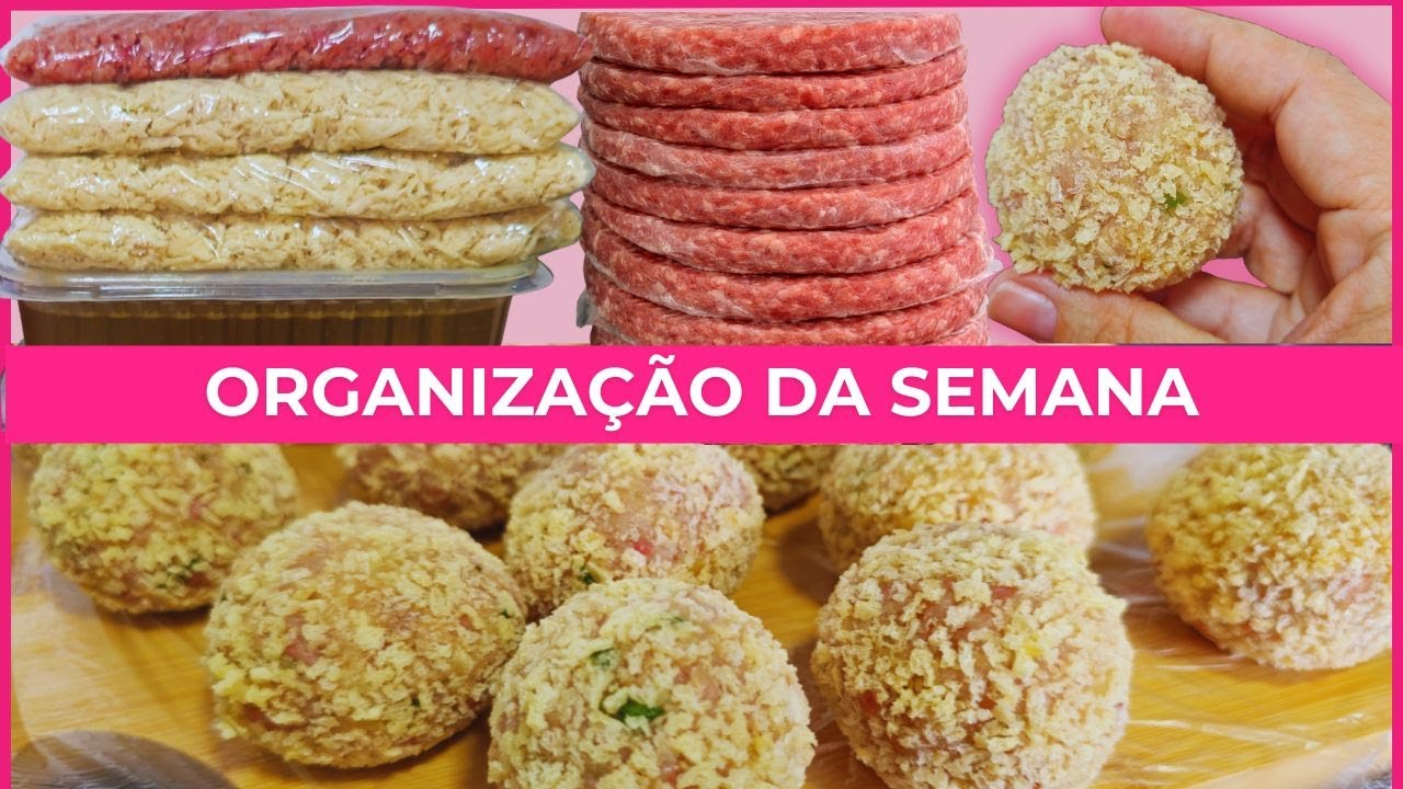 ORGANIZAÇÃO DA SEMANA | Pré preparos congelados e bolinho de batata para congelar