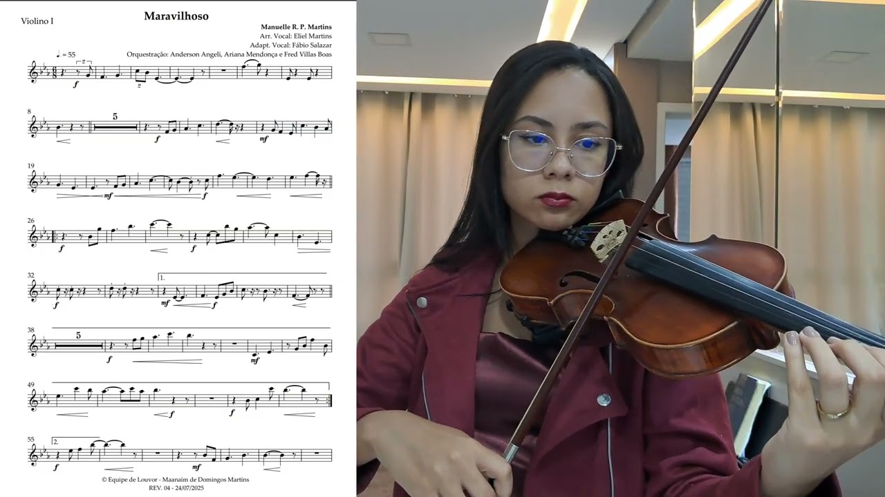 MARAVILHOSO  - ICM | Violino 1 (Partitura)
