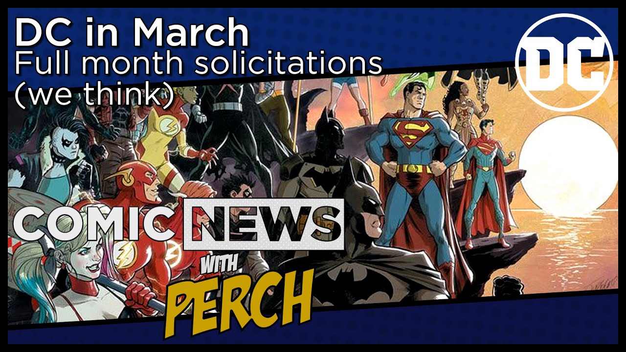 DC comic book solicitations for March 2021