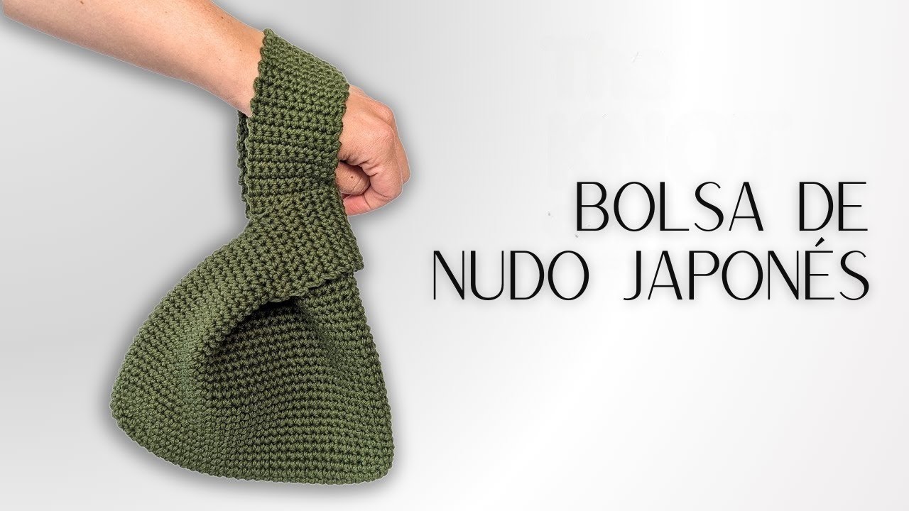 Cómo tejer un Bolso Japonés (Knot Bag) a crochet paso a paso | Muy fácil