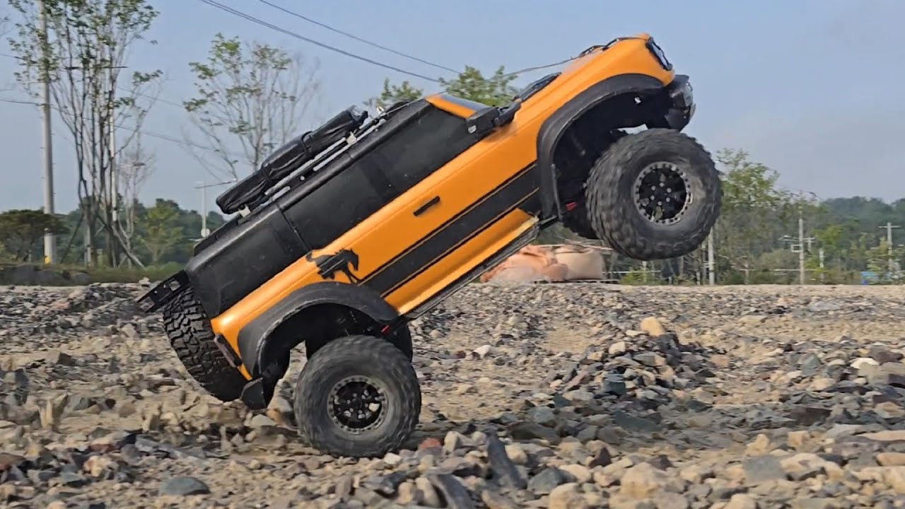 Traxxas TRX4 New Bronco Raptor Construction site Bash 1/10 RC Car
