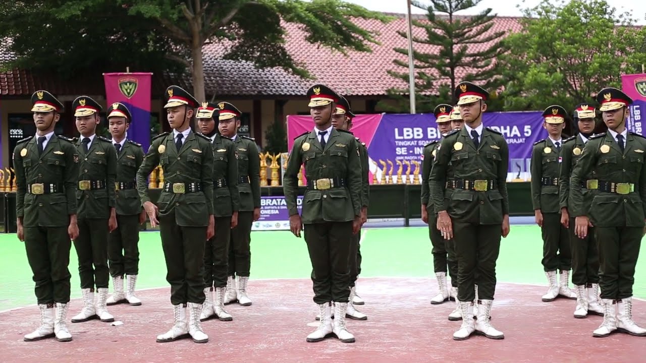 MERINDING! PASKIBRA SMKN 1 ADIWERNA LKBB BRATAYUDHA 5 2024