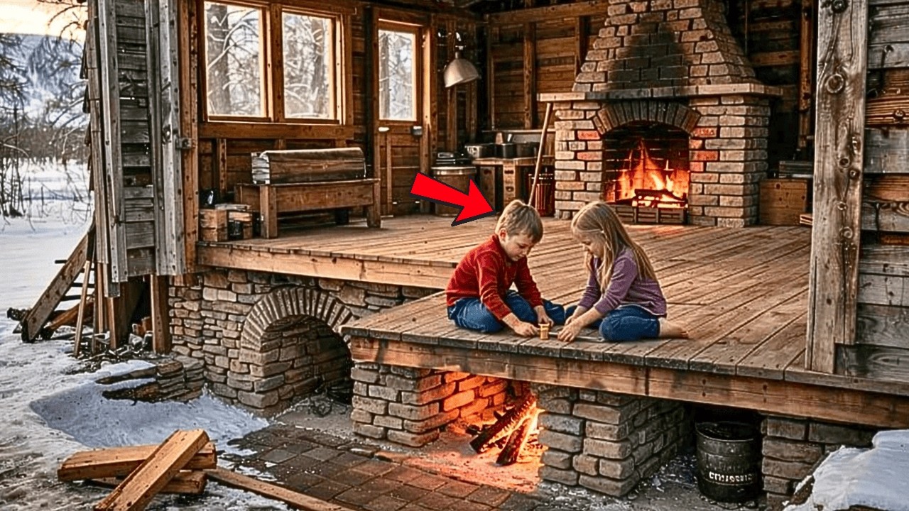 Everyone Called His Buried Chimney Insane Until His Kids Played Barefoot at 38 Below