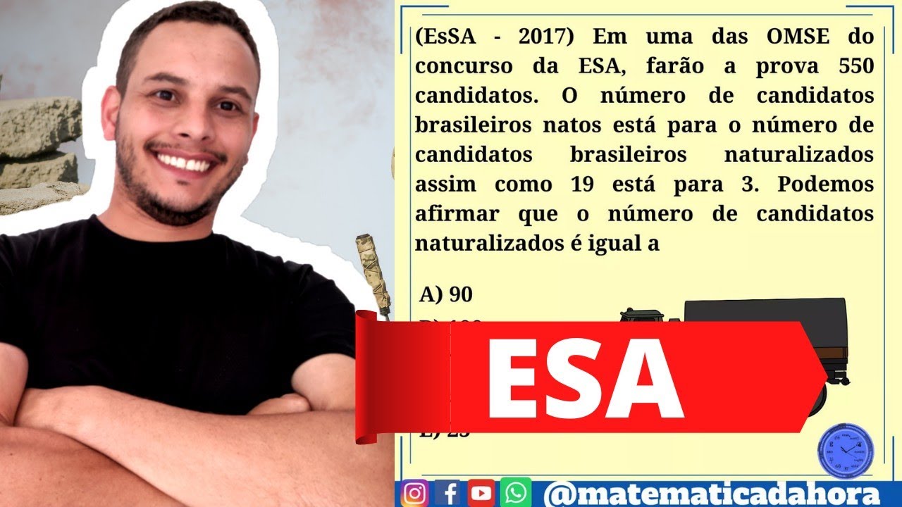 COMO RESOLVER RAZ&Atilde;O E PROPOR&Ccedil;&Atilde;O PARA CONCURSO ESSA MILITAR