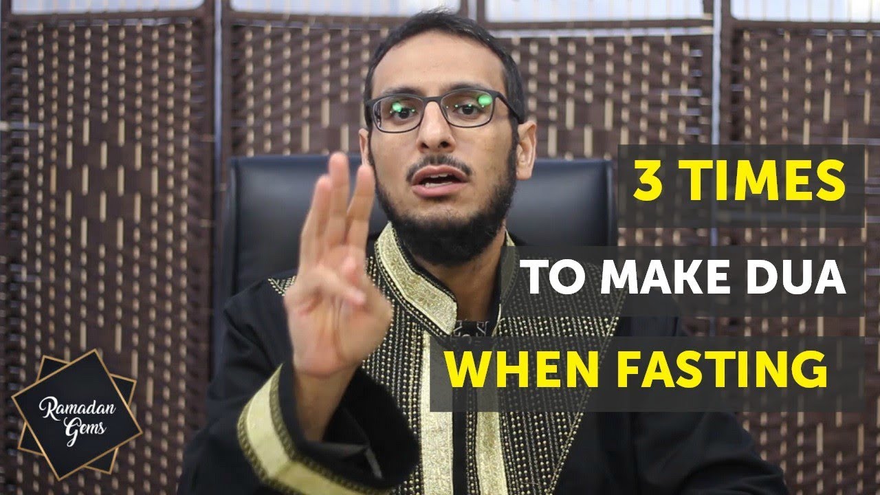 3 Times to Make Dua While Fasting - Shaykh Yahya Ibrahim