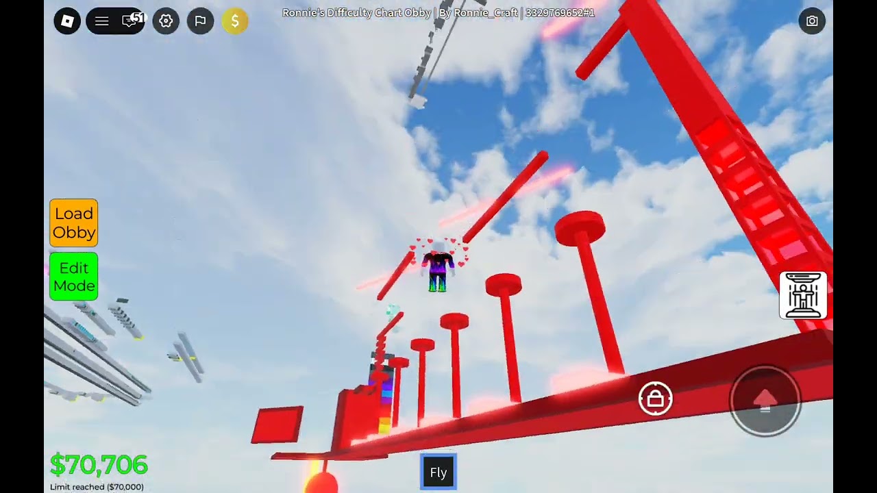 WE HIT 100 LIKES IN MY DIFFICULTY CHART OBBY ON OBBY CREATOR!!!!!!????? (THANK YOU SO MUCH)