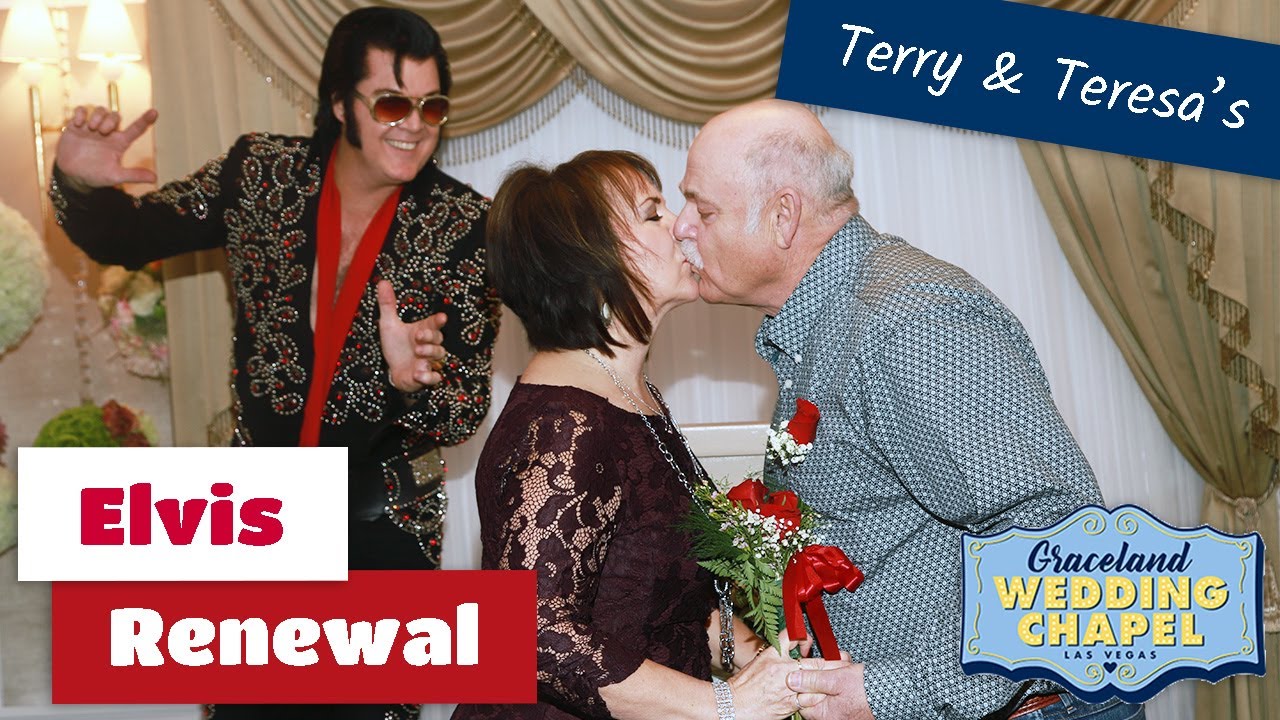 Terry & Teresa's Elvis Renewal Ceremony at Graceland Chapel | Las Vegas