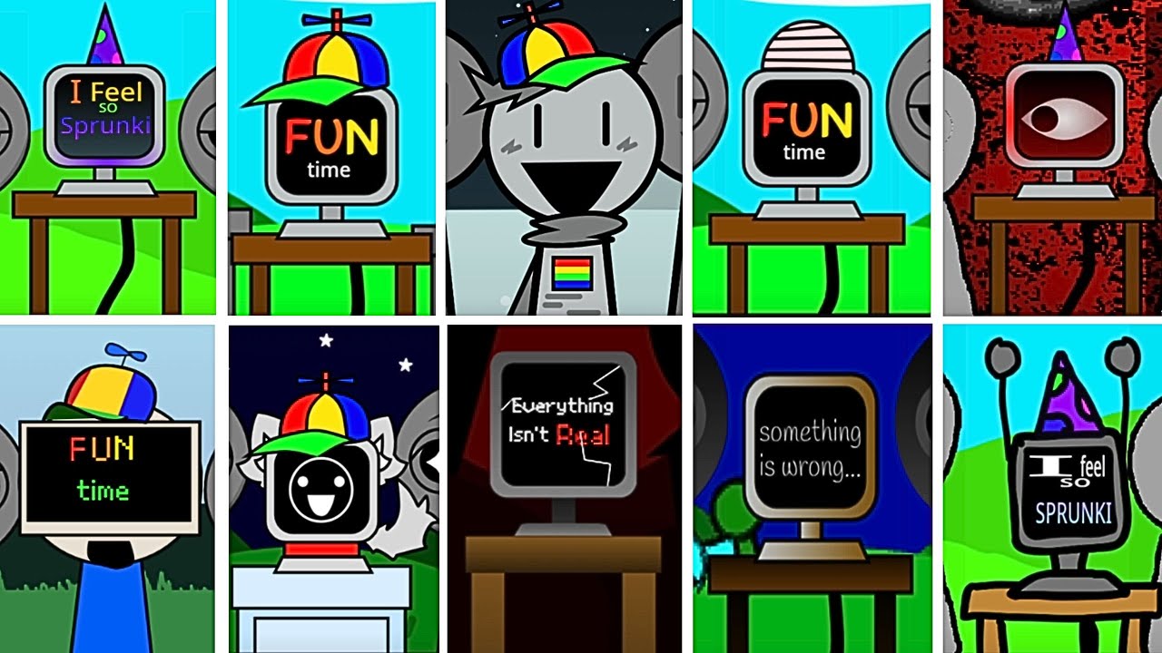 Incredibox - Sprunki ALL MR.FUN COMPUTER in Random Different Mods - Part 2.NEW MODS