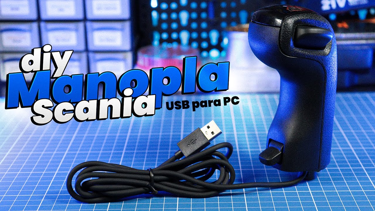 Como fazer Manopla Scania USB para Câmbio | ETS2 ATS2