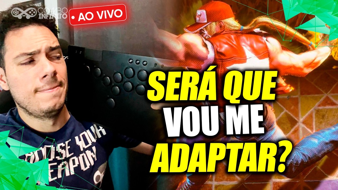 SF6 de Terry! A Missão continua!  🕹️ Será que vou me adaptar ao Hitbox?