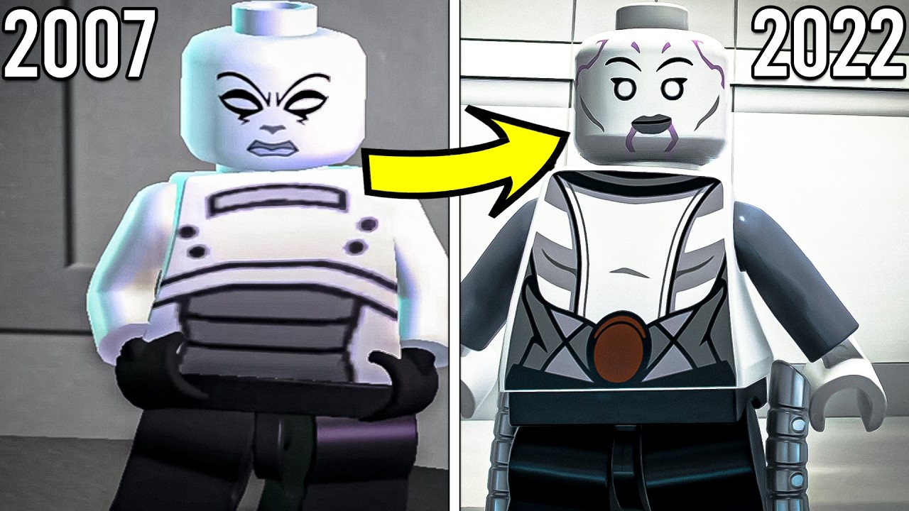Asajj Ventress Evolution in LEGO Videogames