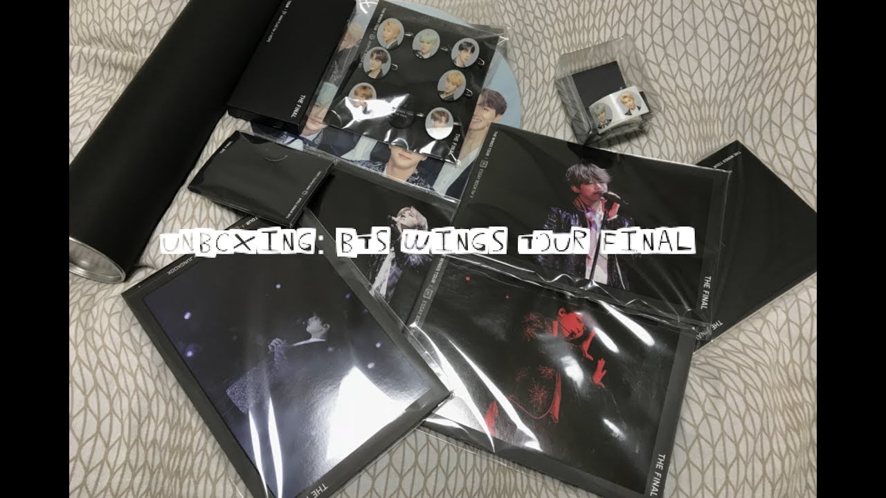UNBOXING | BTS THE WINGS TOUR FINAL MERCHANDISE