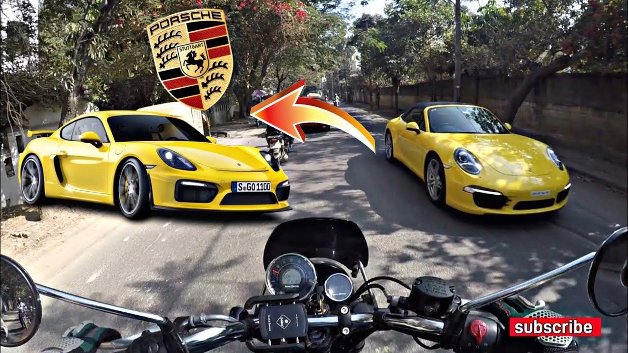 Только в Бангалоре Porsche 911 на дороге 🔥