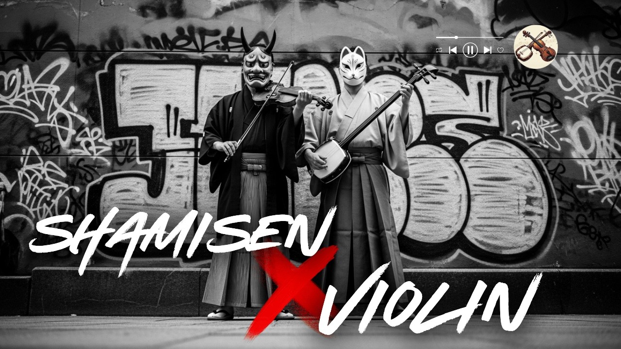 Shamisen X Violin — Street Trap & Chill Beats with Oni and Kitsune Masks