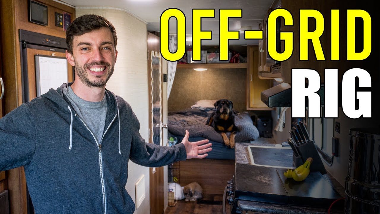 How I Can Live Off-Grid Indefinitely  |  My Off-Grid Rig  |  DJI Portable Power Station