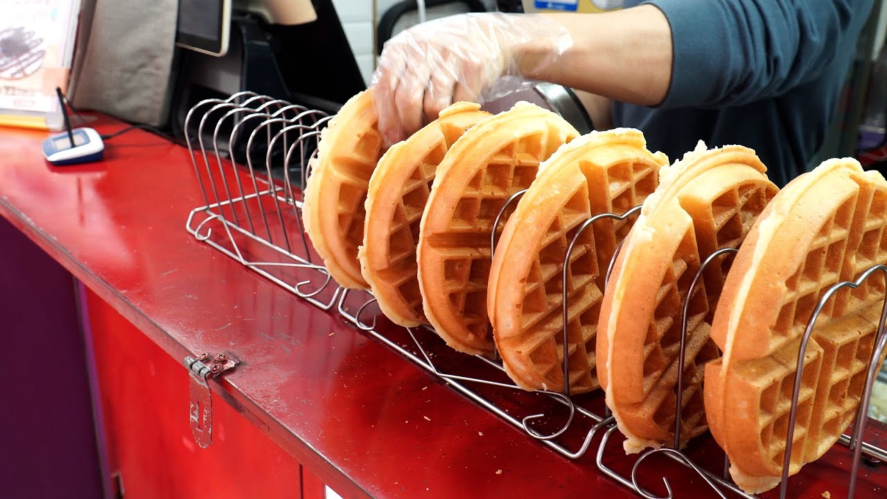 외국인 단골가게 / 두툼한 와플 - 쿤와플리아 / 한국 길거리음식 / Waffle / Korean Street Food