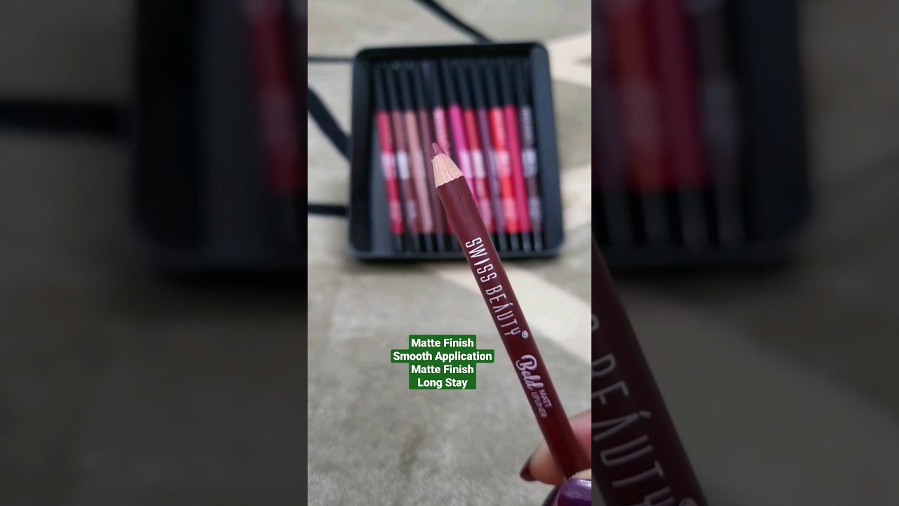 *Day 7* SWISS BEAUTY Bold Matte Lip Liner ~ Maroon ~ | 