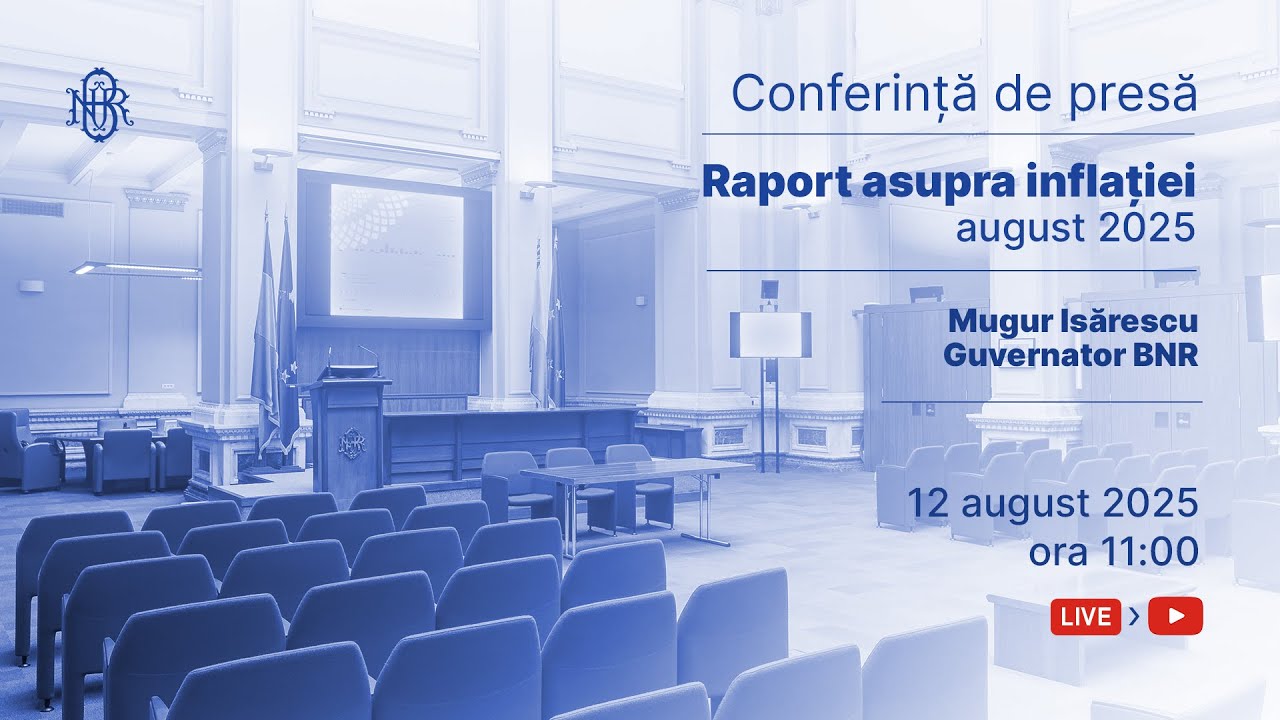 Conferință de presă: Raport trimestrial asupra inflaţiei, august 2025