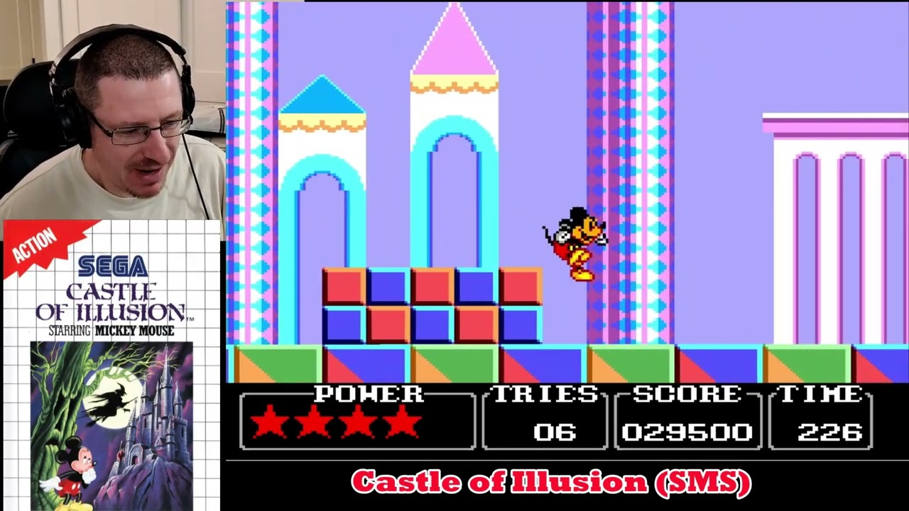 Real Time Playthrough: Castle of Illusion Starring Mickey Mouse (SMS)
