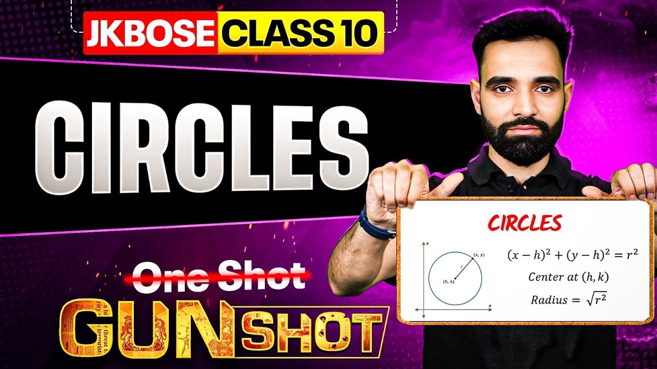 JKBOSE Class 10th Maths | Circles | One Shot | GUN-SHOT Series | JKBOSE Wallah