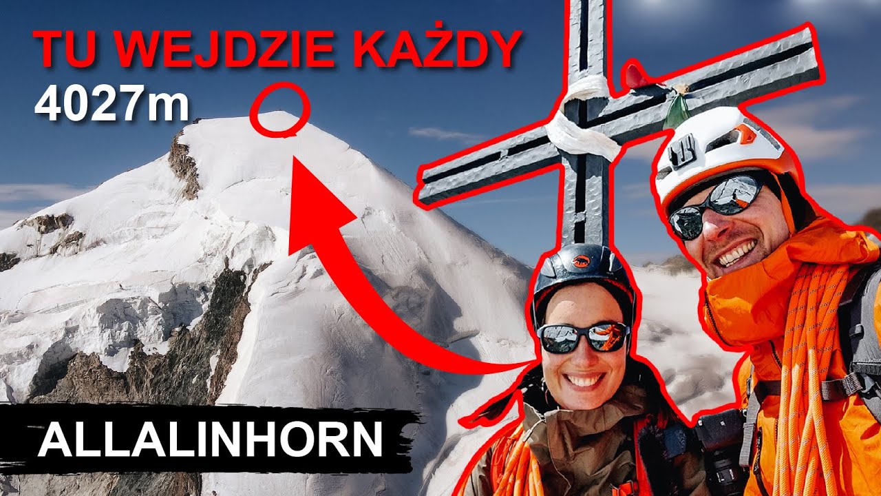 Szczyt 4027m, na który wejdziesz bez problemu! Allalinhorn, Szwajcaria
