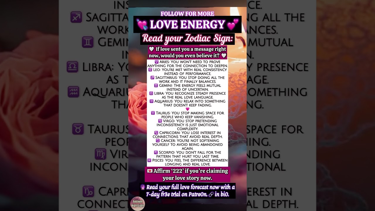 💝 ZODIAC LOVE FORECAST 💘 72-Hour Energy Shift for All Signs 💖