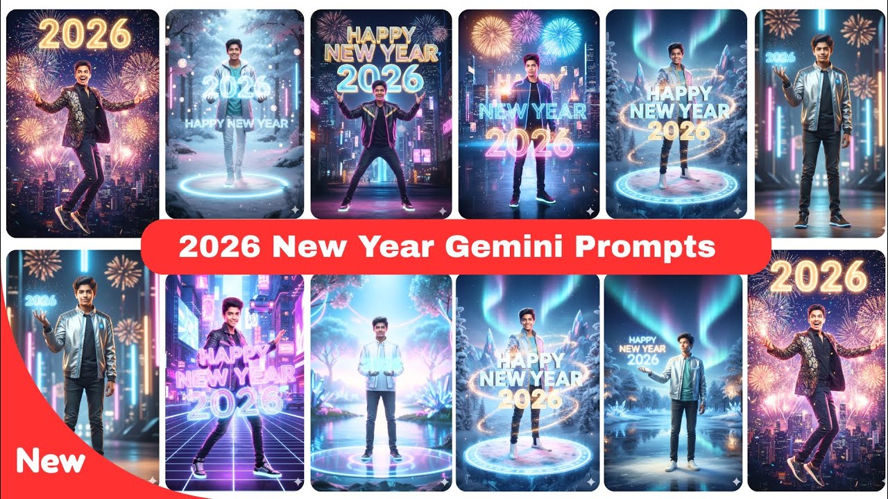 happy new year 2026 prompt | 2026 new year ai prompt
