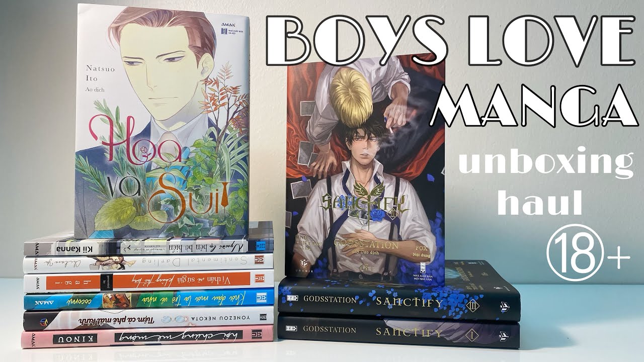 1 tuần chỉ mua truyện tranh BOYS LOVE | Manga Unboxing | Huyn Lyn