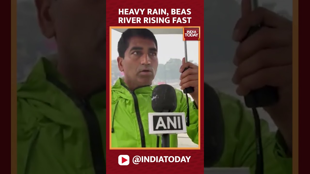 #Mandi Rains: #BeasRiver Water Rises, #Landslides Reported Across Region, Alerts Issued #himachal