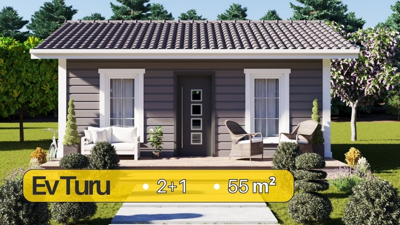 2+1 K&uuml;&ccedil;&uuml;k Ev Turu | K&uuml;&ccedil;&uuml;k Ev Modeli ve  Ev Yapımı Maliyeti