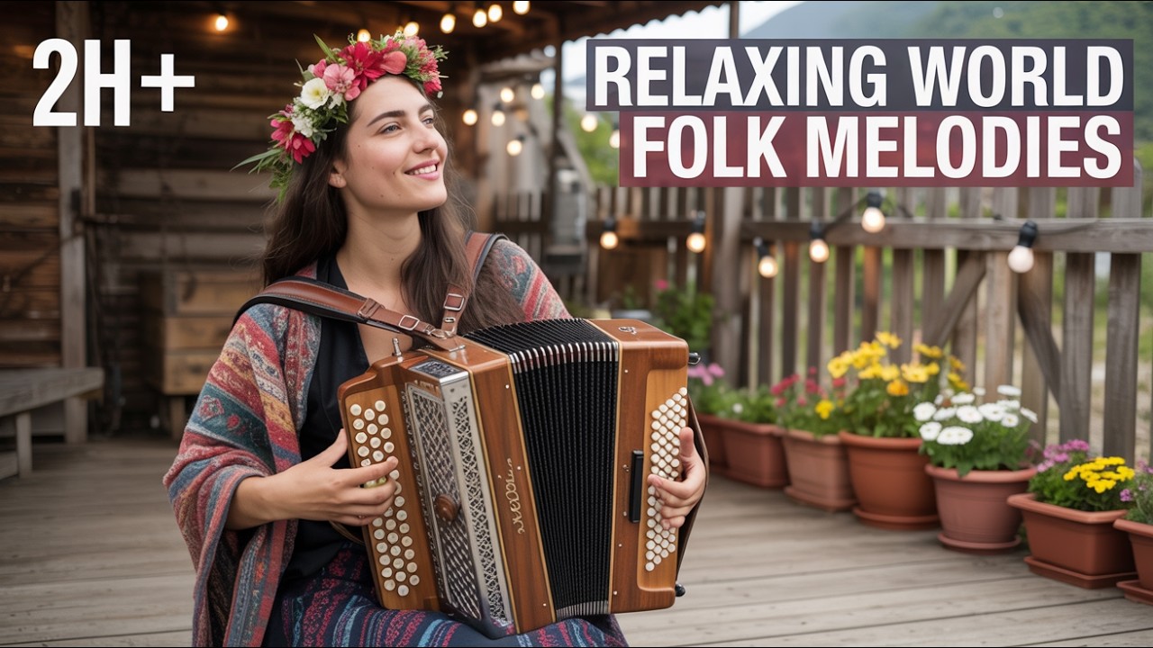Relaxing World Folk Melodies | Instrumental Guitar & Accordion