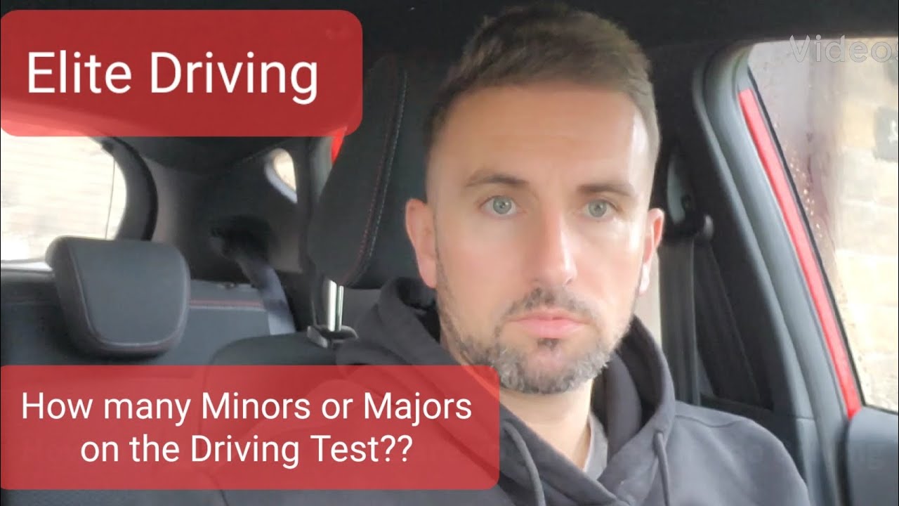 How To Pass The Driving Test UK, How Many Minors & Majors On The Test? How To Avoid Failing The Test