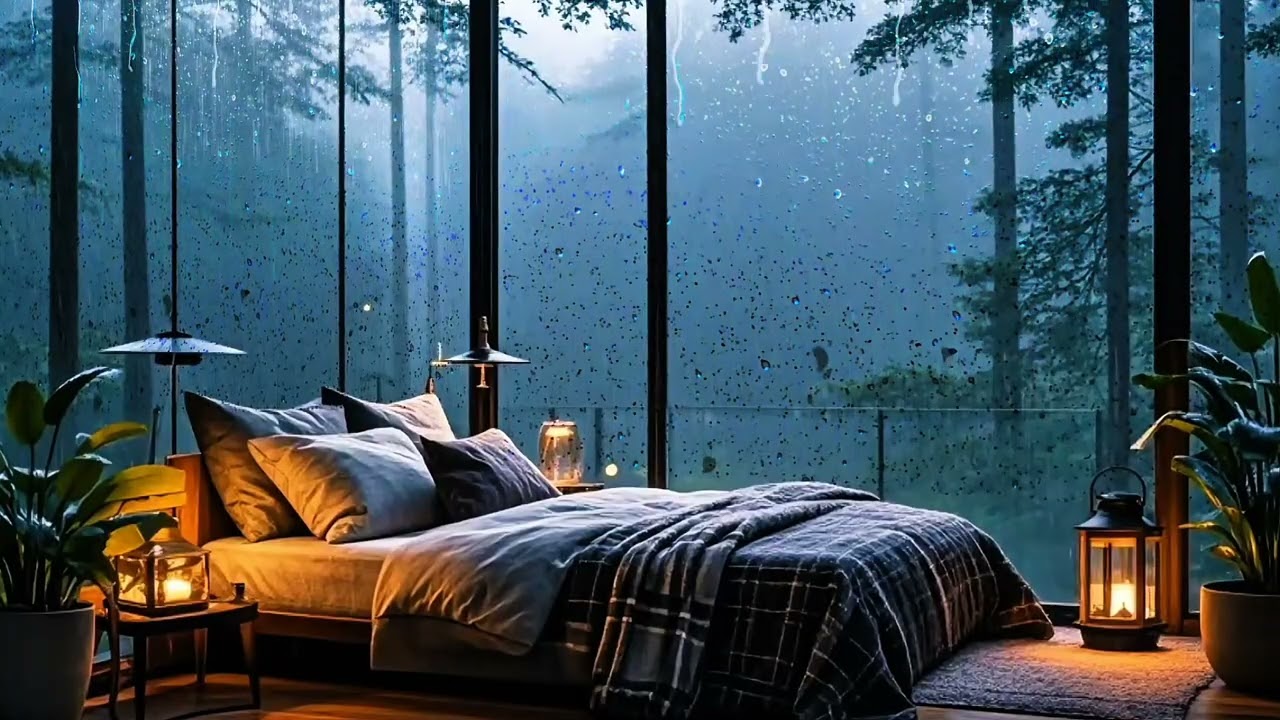 Rain Sounds for Sleeping No Ads – Overcome Insomnia Fast, Deep Sleep Aid & Stress Relief