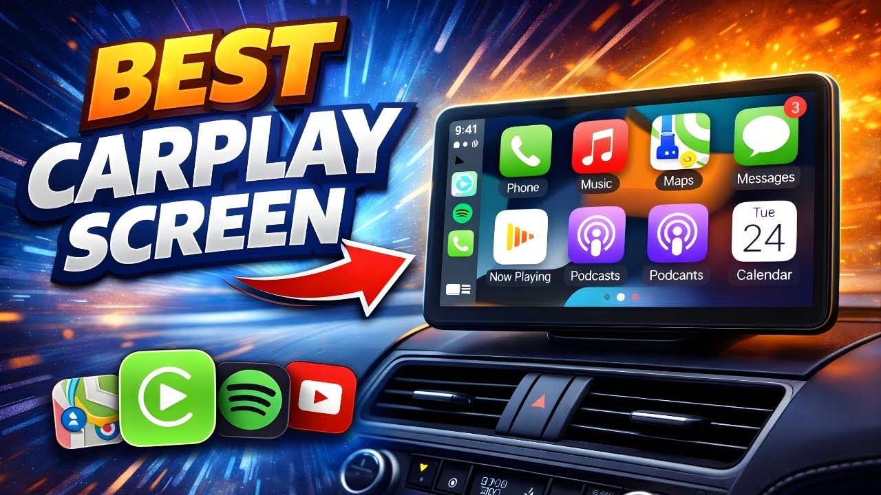 Best CarPlay Screen 2026 | Wireless Apple CarPlay & Android Auto