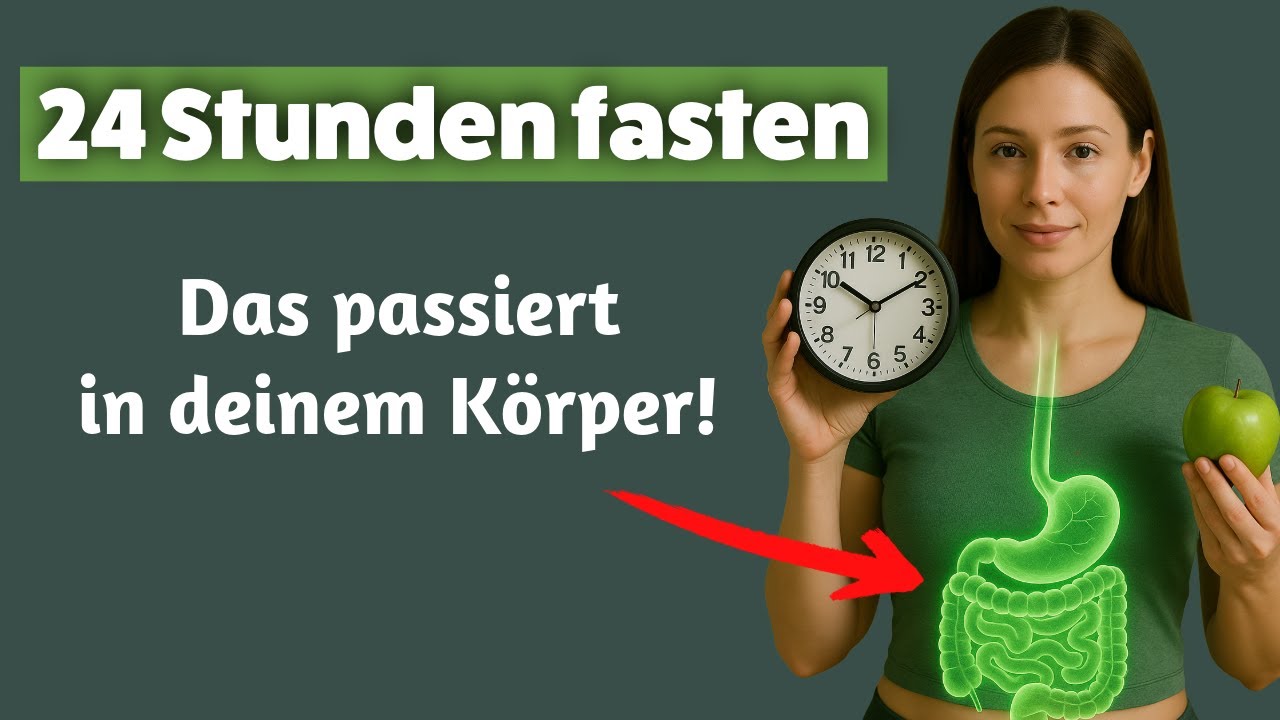24 Stunden fasten - Das passiert mit deinem K&ouml;rper! (erstaunlich)
