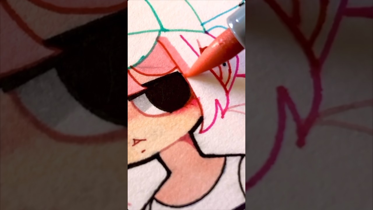 Using copic Markers in my Sketchbook