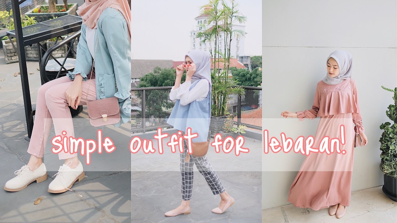 OUTFIT SIMPLE UNTUK LEBARAN - CLOTHING HAUL | saritiw