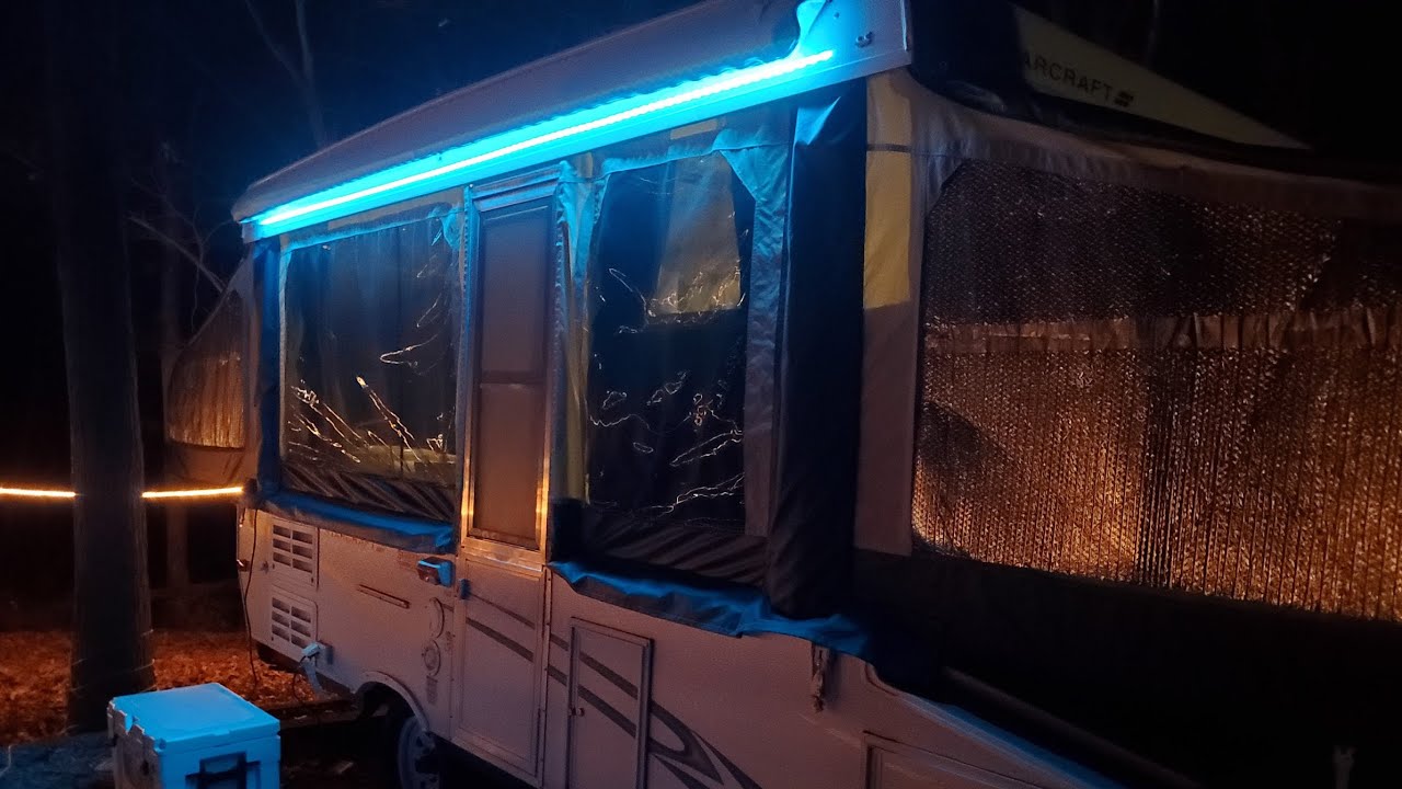 Модификация светодиодной ленты Pop Up Camper | Недорогая и простая модификация Pop Up Camper!