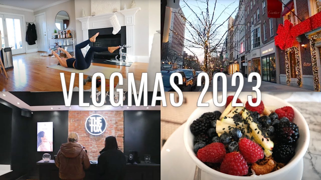 VLOG: шопинг на Ньюбери-стрит, первый лимфодренажный массаж и многое другое | Vlogmas, день 11