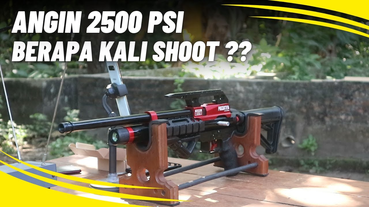 PENASARAN ?? TES BERAPA JUMLAH TEMBAKAN SENAPAN PCP PREDATOR MINI OD 38 !!