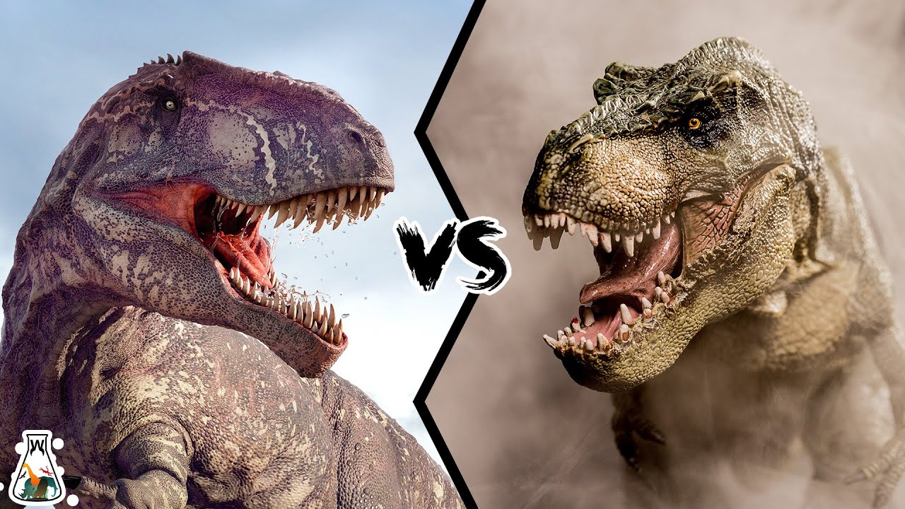 Giganotosaurus VS Tyrannosaurus Rex - Which was the strongest dinosaur?