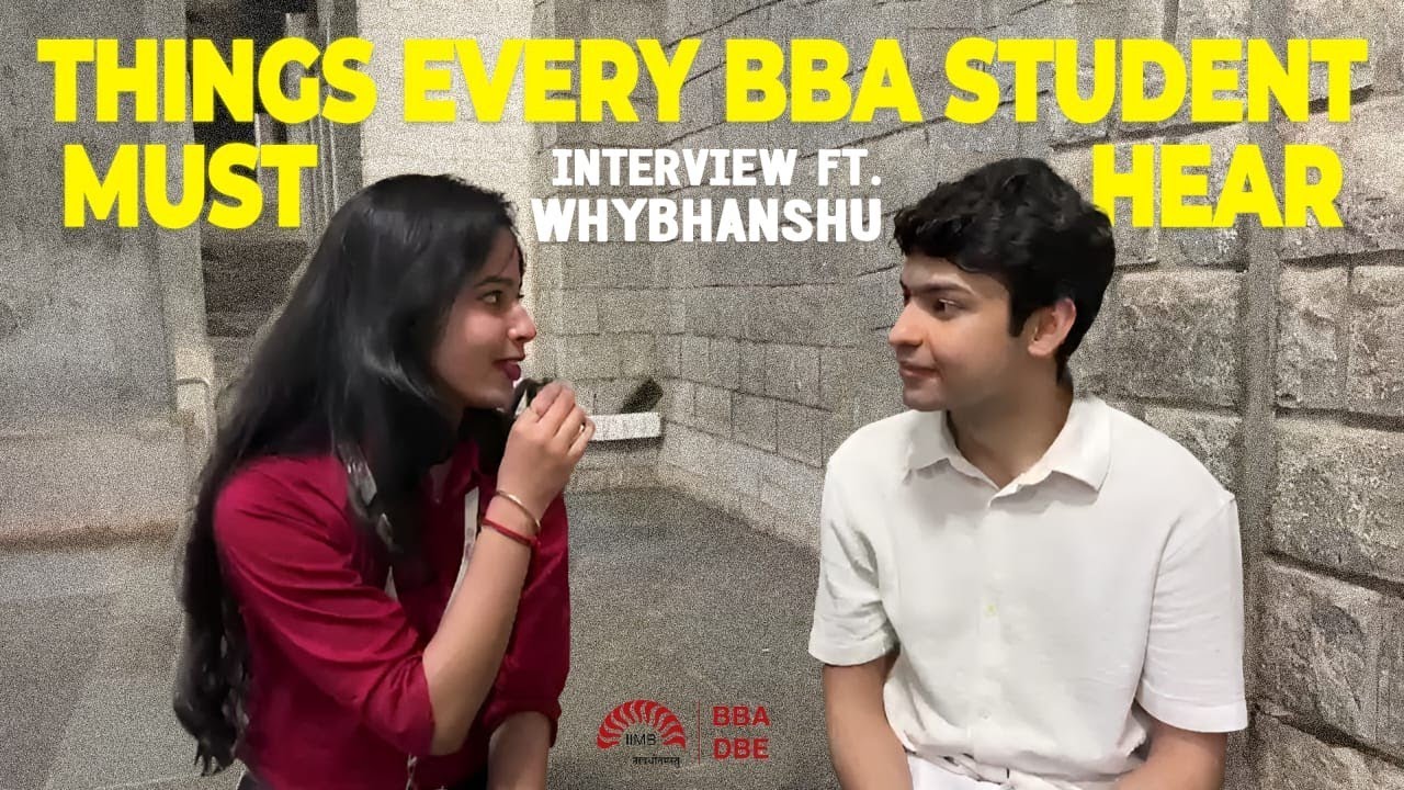 Things every BBA student must hear ft. @WhyBhanshu