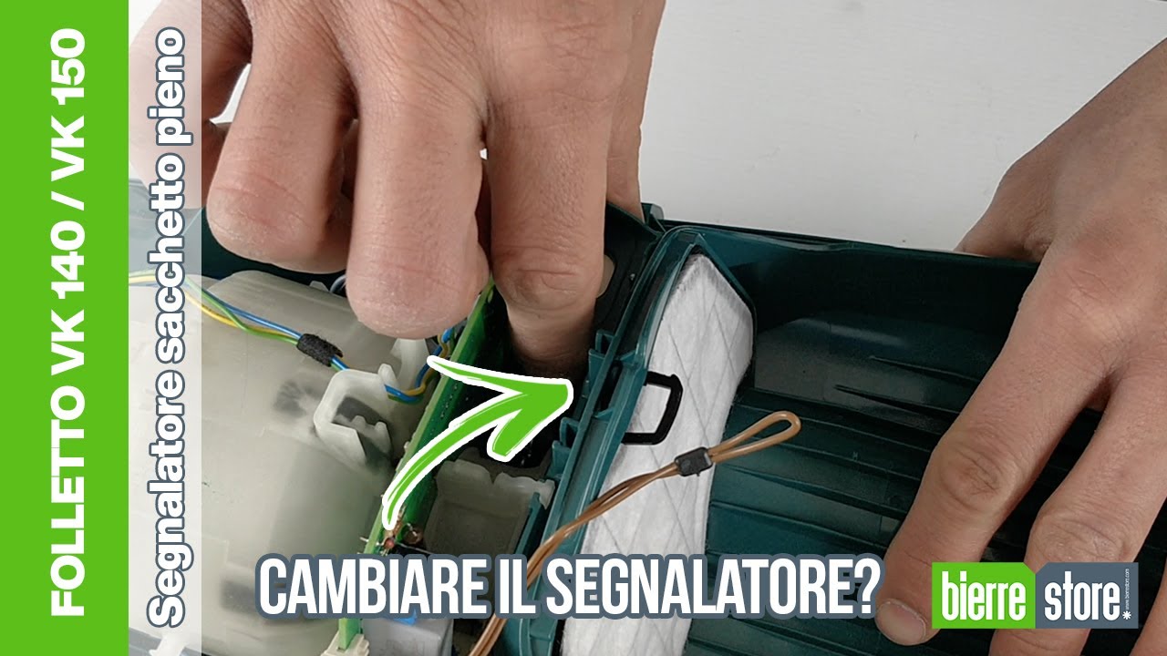 Folletto pieno? Cambiamo il segnalatore