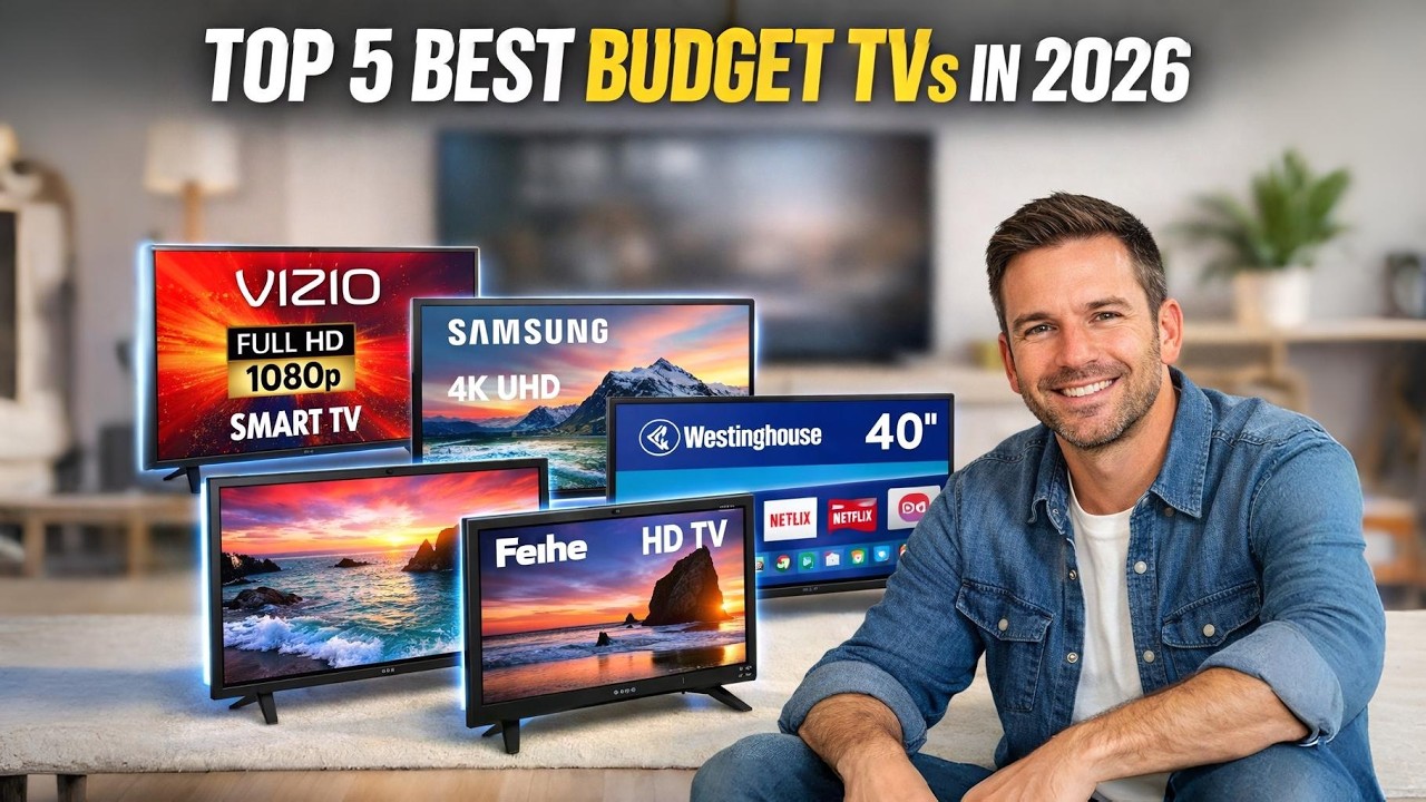 5 Best Budget TVs to Buy in 2026 💰 | Cheap Smart & 4K TVs That Are Actually Worth It