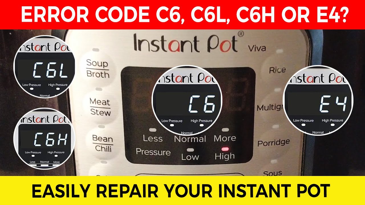 Исправлены ошибки Instant Pot C6 C6L и C6H 💨